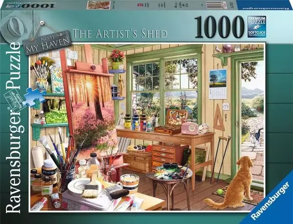 Puzzle Ravensburger din 1000 de piese - Atelierul artistului