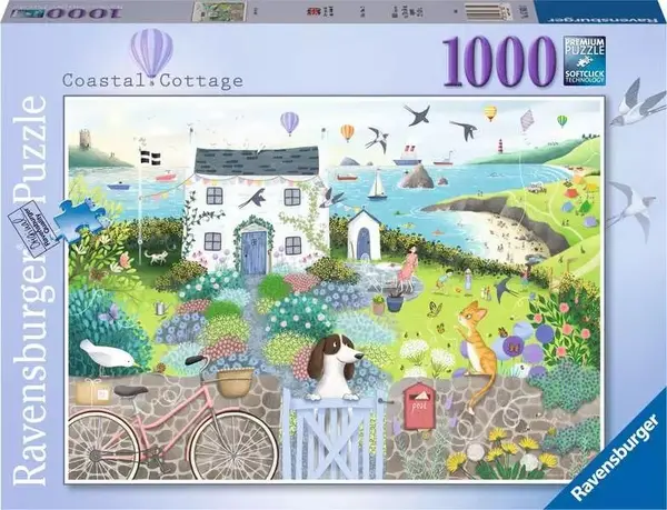 Puzzle Ravensburger din 1000 de piese - Cabana de coastă