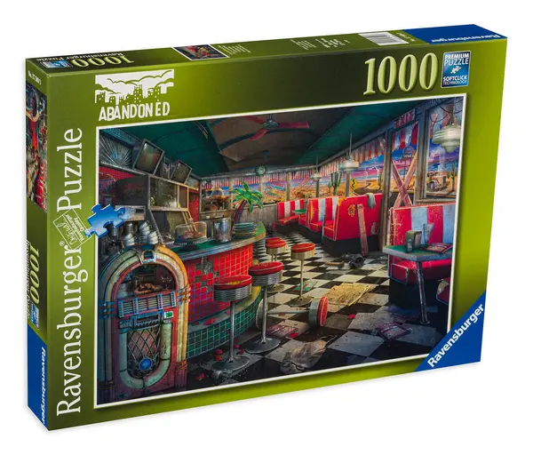 Puzzle Ravensburger din 1000 de piese - Cafeneaua în ruine