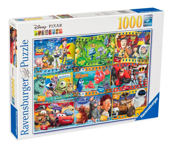 Puzzle Ravensburger din 1000 de piese - Colectia de filme Disney Pixar