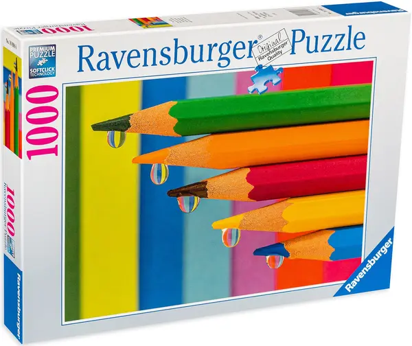 Puzzle Ravensburger din 1000 de piese - Creioane
