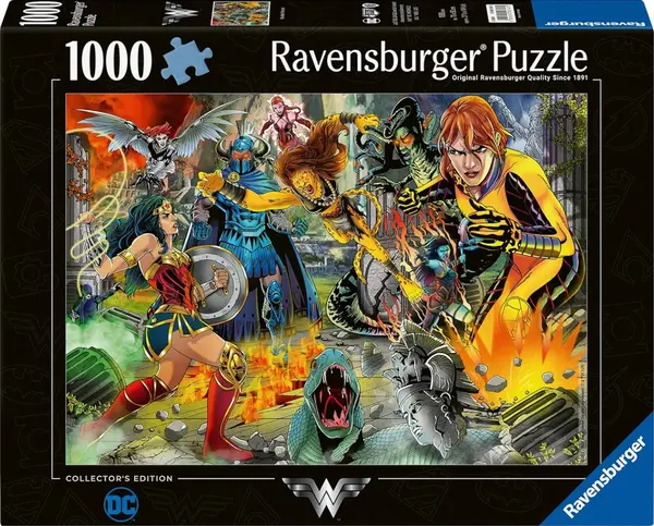 Puzzle Ravensburger din 1000 de piese - Femeia Minune