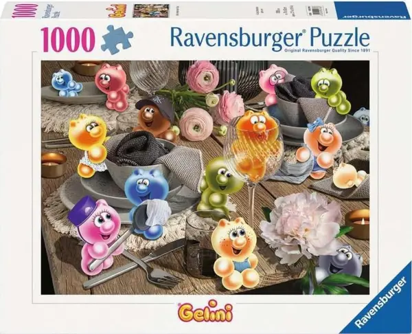 Puzzle Ravensburger din 1000 de piese - Gelini puse masă