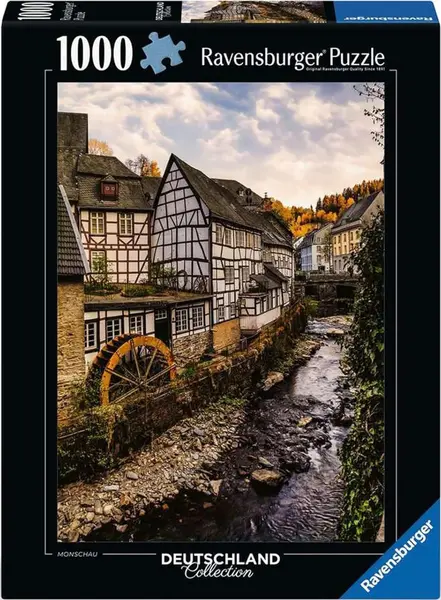 Puzzle Ravensburger din 1000 de piese - Monschau în Eifel