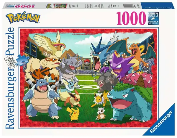 Puzzle Ravensburger din 1000 de piese - Pokemon: Bătălia