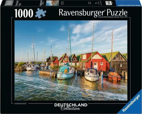 Puzzle Ravensburger din 1000 de piese - Portul romantic din Arenshoek
