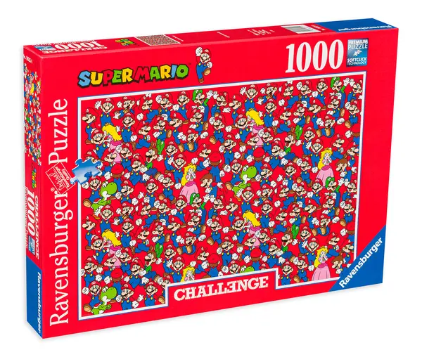 Puzzle Ravensburger din 1000 de piese - Provocarea Super Mario
