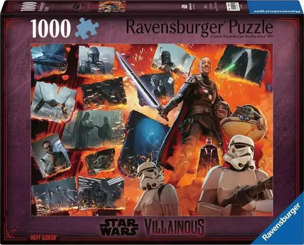 Puzzle Ravensburger din 1000 de piese - Războiul Războiului Stelelor: Moff Gideon