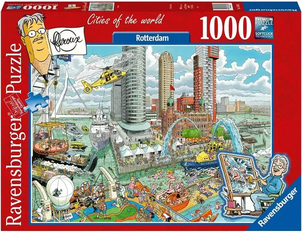 Puzzle Ravensburger din 1000 de piese - Rotterdam