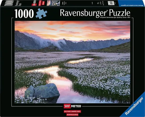 Puzzle Ravensburger din 1000 piese - Atmosfera de dimineață în Ticino