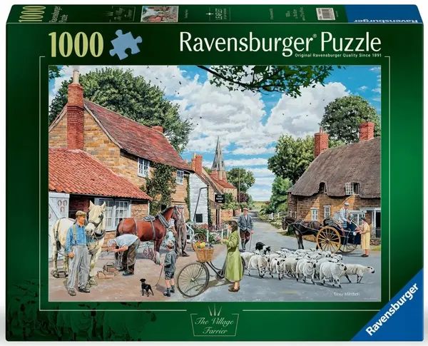 Puzzle Ravensburger din 1000 piese - Fierarul satului