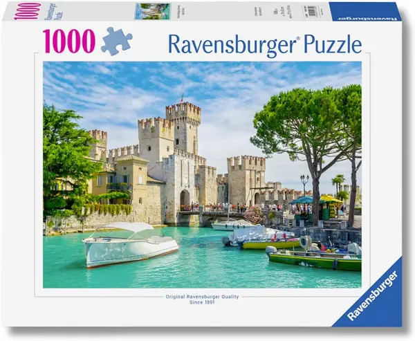 Puzzle Ravensburger din 1000 piese - Lacul Garda