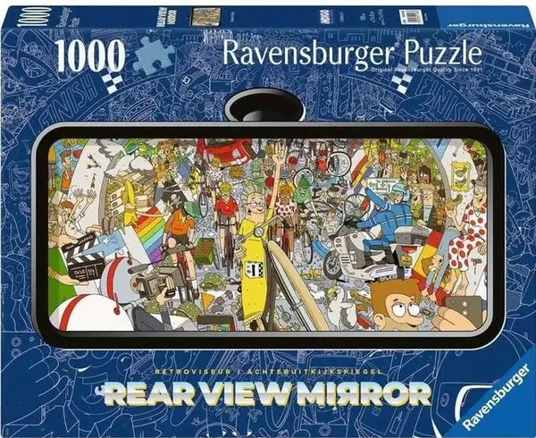 Puzzle Ravensburger din 1000 piese - Mersul cu bicicleta