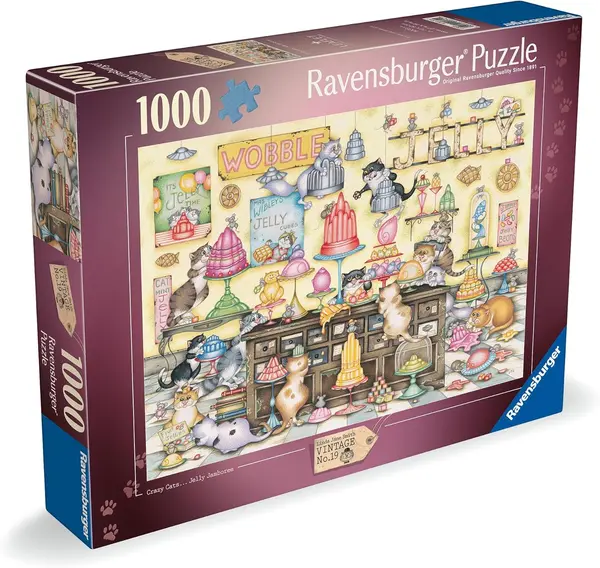 Puzzle Ravensburger din 1000 piese - Petrecere cu jeleu