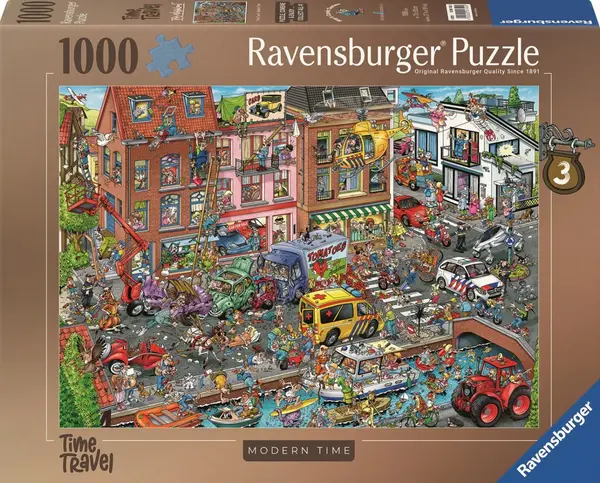 Puzzle Ravensburger din 1000 piese - Timpurile moderne