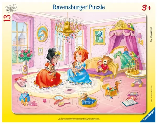 Puzzle Ravensburger din 13 de piese - În castelul prințesei