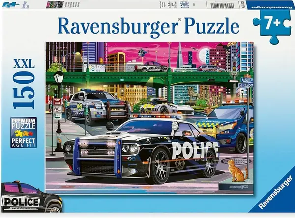 Puzzle Ravensburger din 150 XXL piese - Poliţie