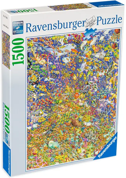 Puzzle Ravensburger din 1500 de piese - Pește