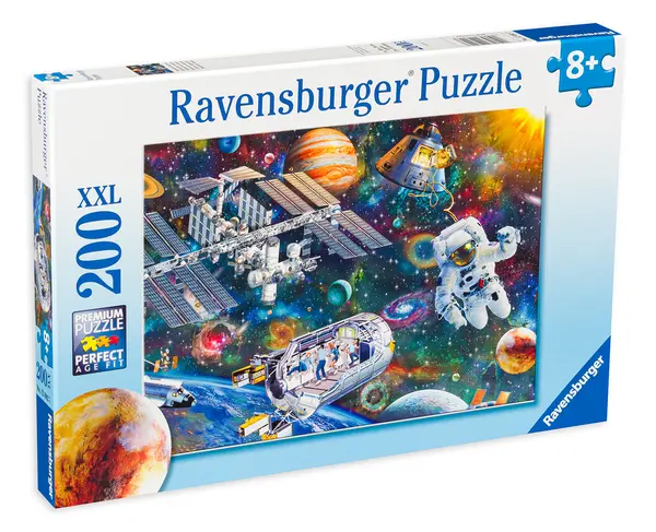 Puzzle Ravensburger din 200 XXL de piese - Exploararea spatiala