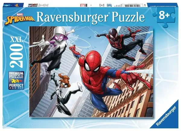 Puzzle Ravensburger din 200 XXL de piese - Spider-man