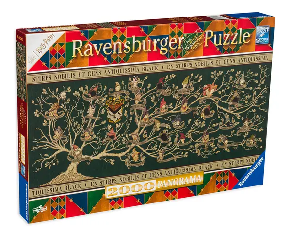 Puzzle Ravensburger din 2000 de piese - Arborele genealogic al lui Harry Potter