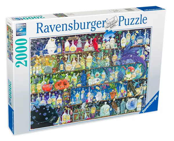 Puzzle Ravensburger din 2000 de piese - Poisons and Potions