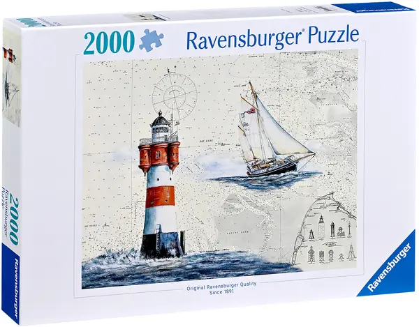 Puzzle Ravensburger din 2000 piese - Far romantic