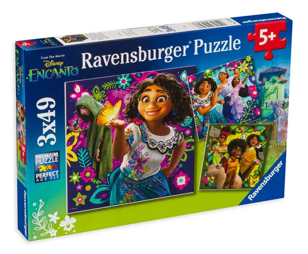 Puzzle Ravensburger din 3 x 49 de piese - Encanto Disney