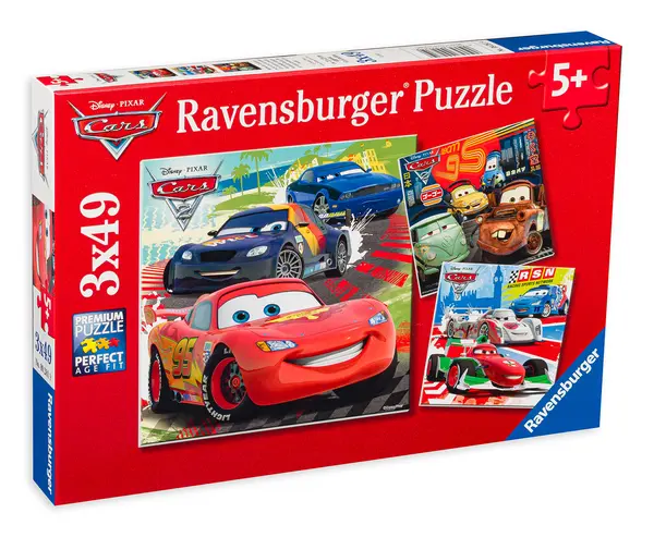 Puzzle Ravensburger din 3 x 49 de piese - Masini
