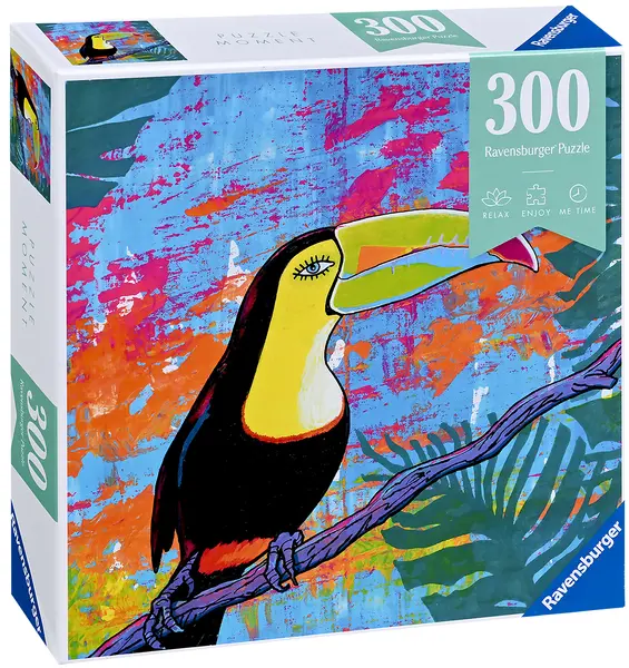 Puzzle Ravensburger din 300 piese - Un tucan magic