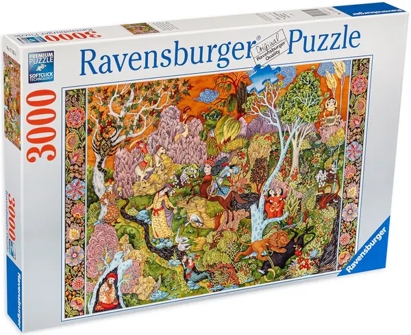 Puzzle Ravensburger din 3000 de piese - Grădina cu semne solare