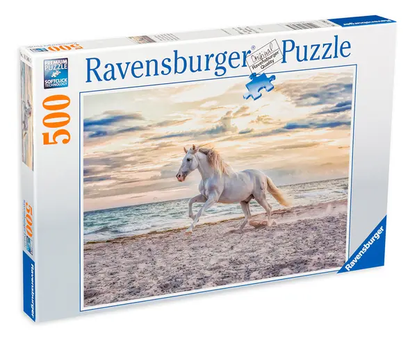 Puzzle Ravensburger din 500 de piese - Cal in galop