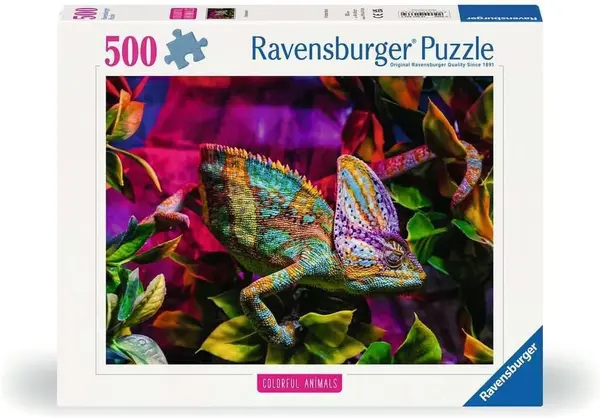 Puzzle Ravensburger din 500 piese - Cameleon
