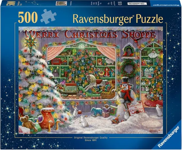 Puzzle Ravensburger din 500 piese - Crăciunul!