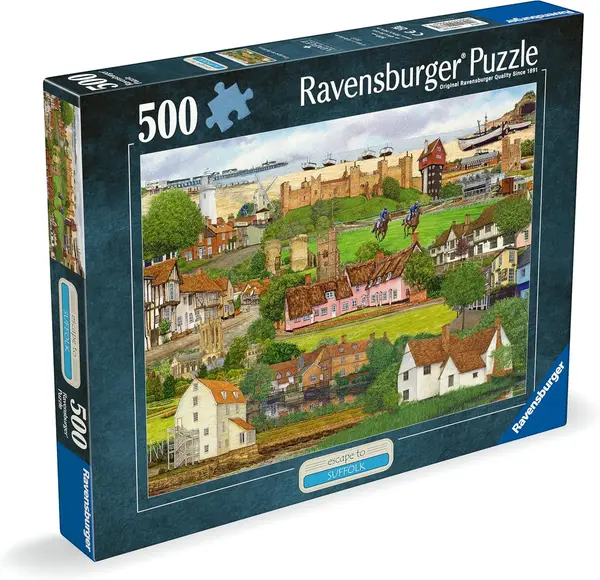 Puzzle Ravensburger din 500 piese - Evadare în Suffolk
