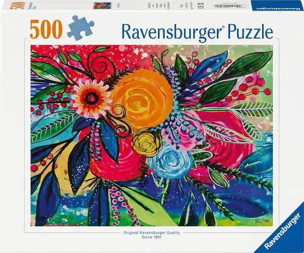 Puzzle Ravensburger din 500 piese - Explozie de culori