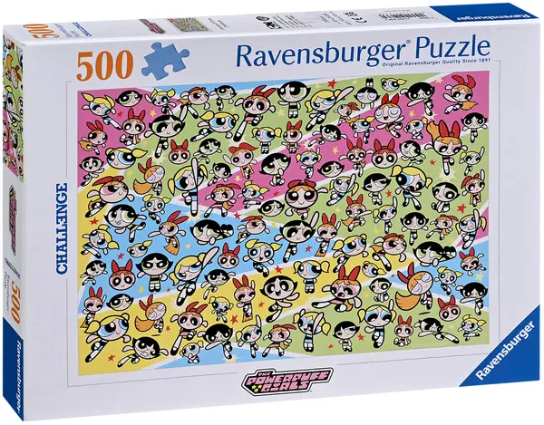 Puzzle Ravensburger din 500 piese - Fetele reactive