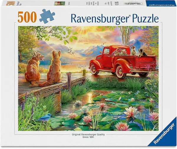 Puzzle Ravensburger din 500 piese - Iubire de vară