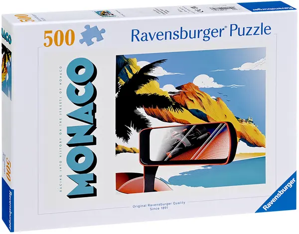 Puzzle Ravensburger din 500 piese - Marele Premiu Monaco