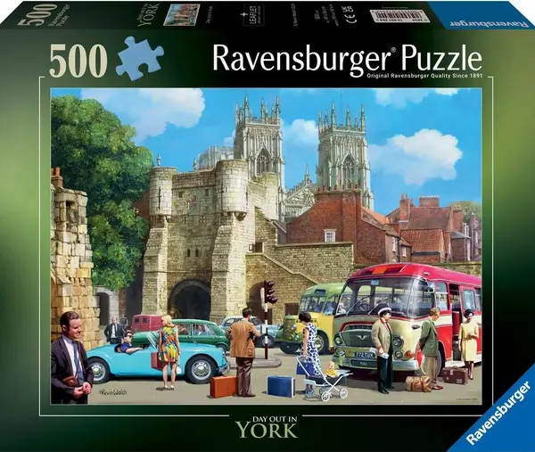 Puzzle Ravensburger din 500 piese - Zi în New York