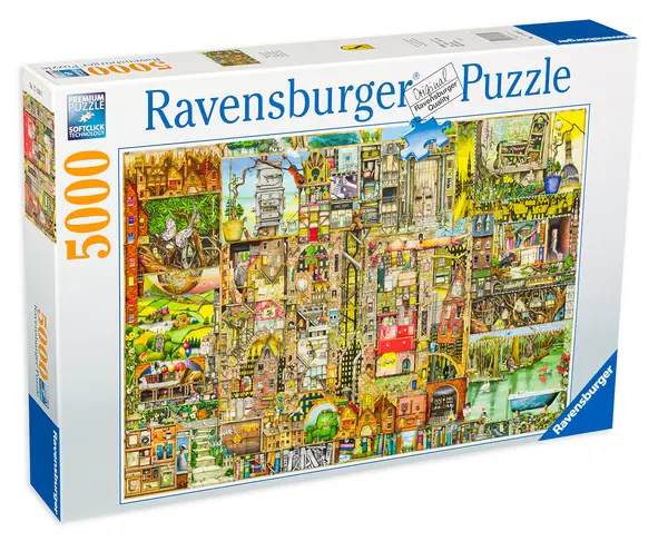 Puzzle Ravensburger din 5000 de piese - Orasul ciudat