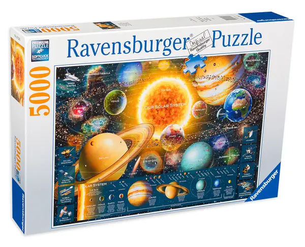 Puzzle Ravensburger din 5000 de piese - Sistemul solar