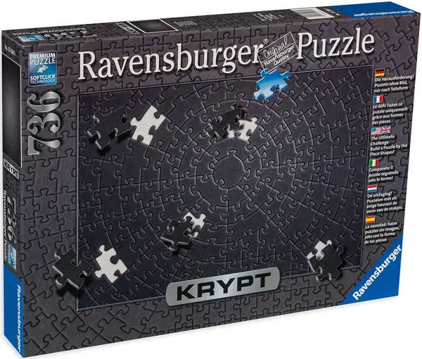Puzzle Ravensburger din 736 de piese - Negru