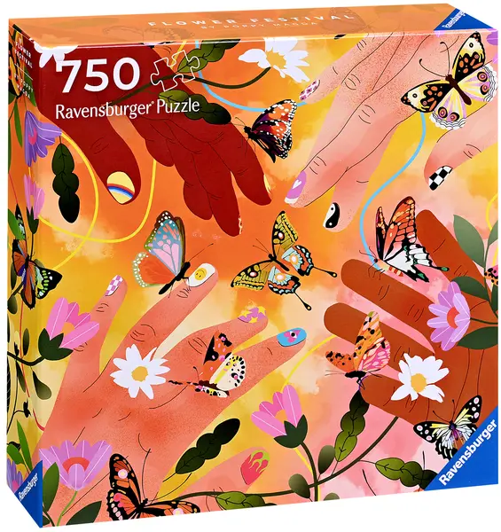 Puzzle Ravensburger din 750 piese - Festivalul florilor