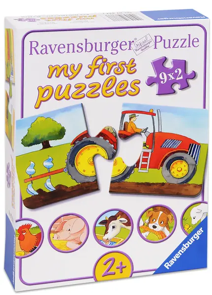 Puzzle Ravensburger din 9 x 2 piese - La tara