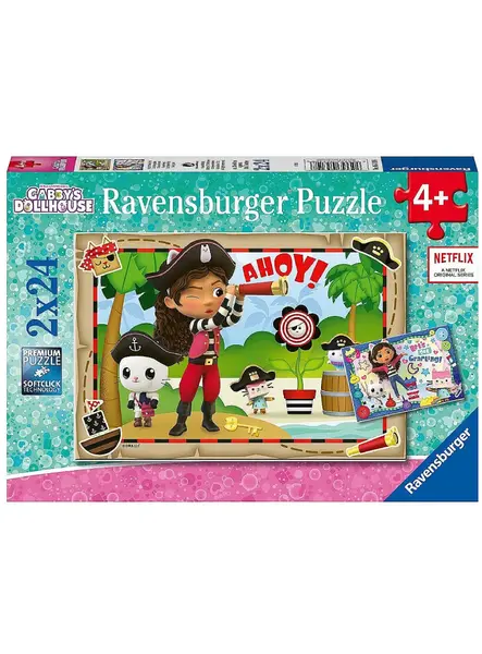 Puzzle Ravensburger Gabby's Dollhouse 2x24pc (10105710)