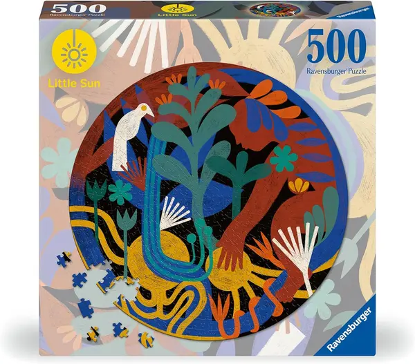 Puzzle rotund Ravensburger din 500 de piese - Change