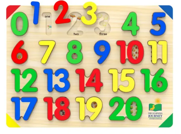 Puzzle - Sa invatam numerele de la 1 la 20 | The Learning Journey