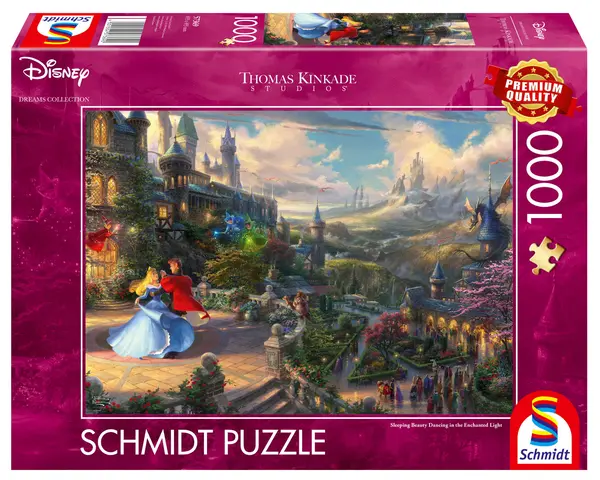 Puzzle Schmidt din 1000 de piese - Dans cu Frumoasa Adormita