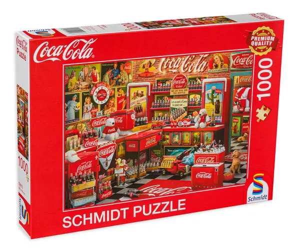Puzzle Schmidt din 1000 de piese - Magazin de Coca Cola